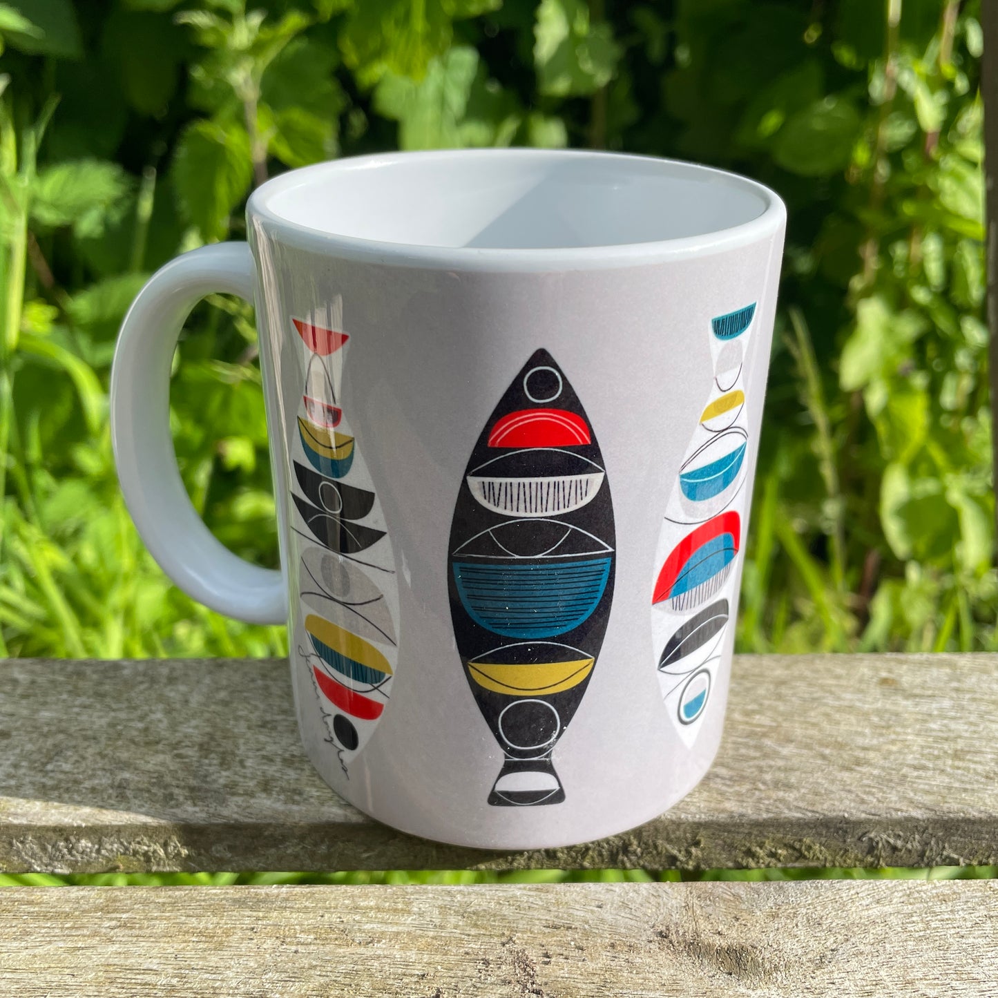 Midcentury Fish Mug