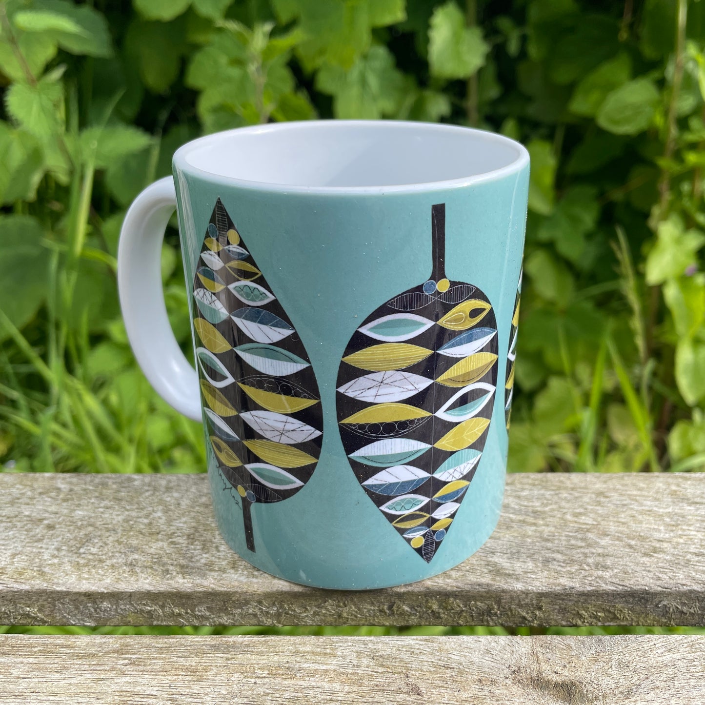 Midcentury Leaves Mug