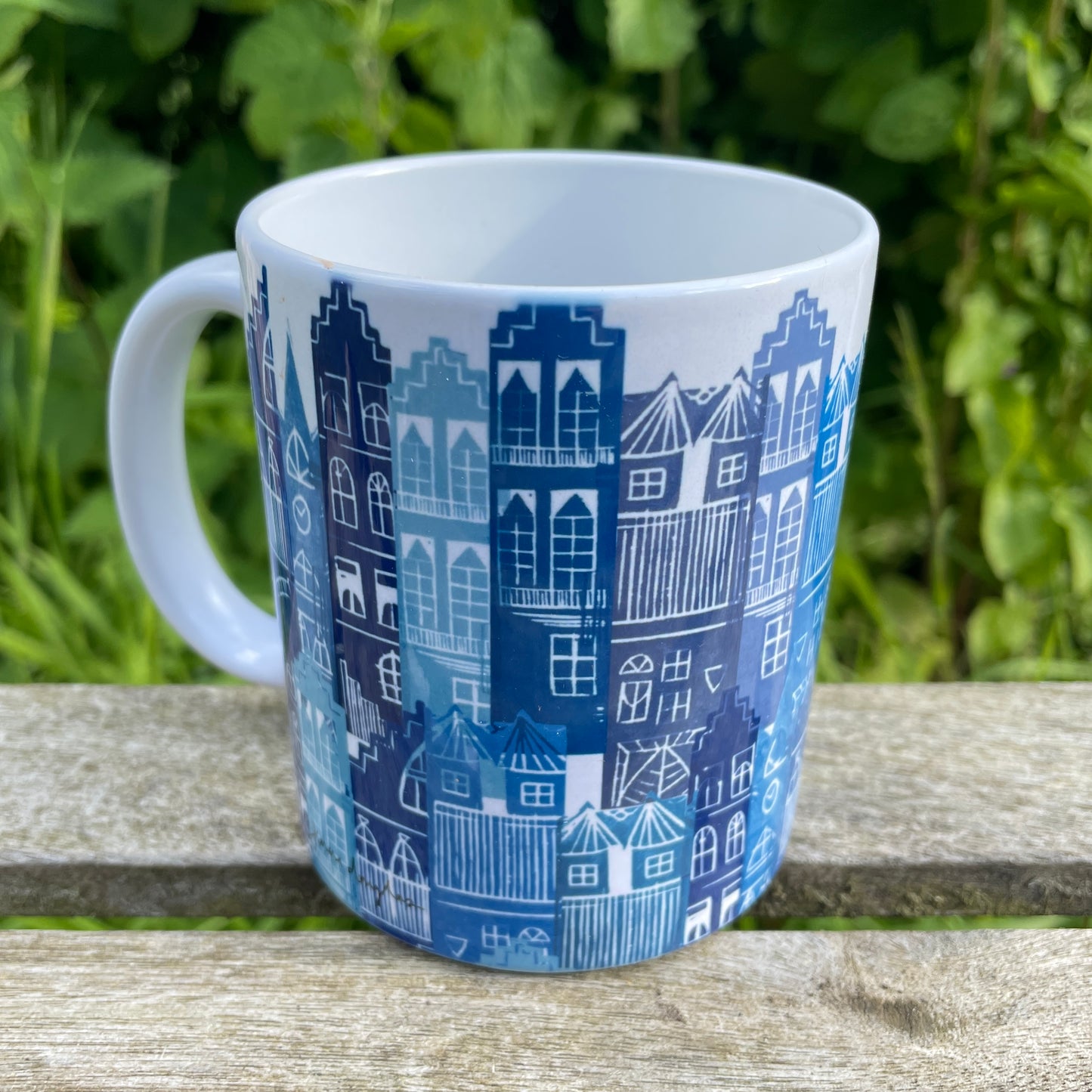 Blue Edinburgh Cityscape Mug