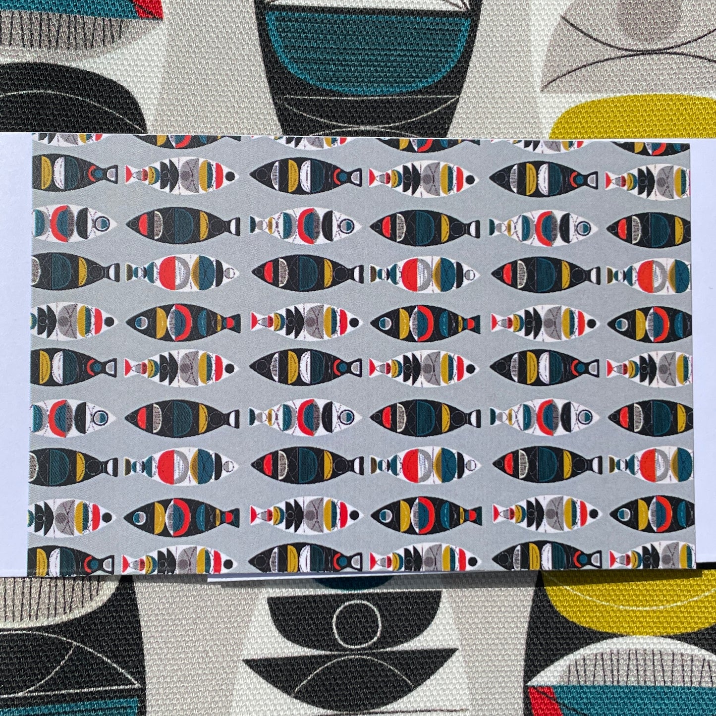 Midcentury Fish Tea Towel