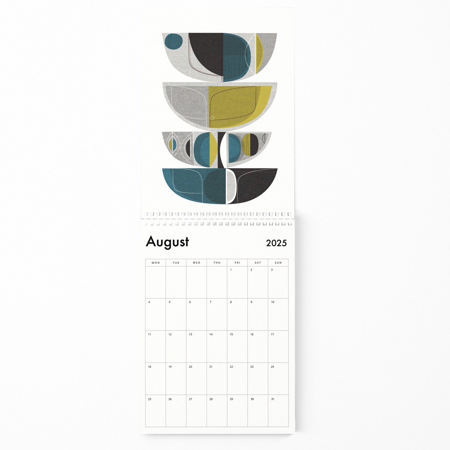 Midcentury Modern 2025 Calendar