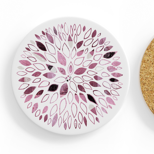 Allium Ceramic Coaster