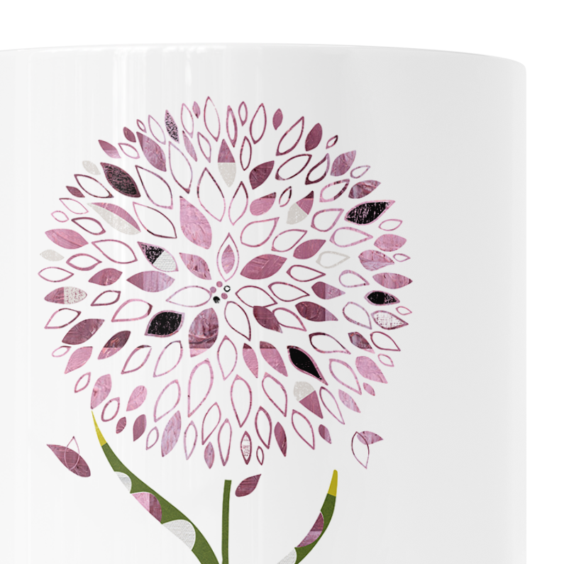 Allium Bone China Mug