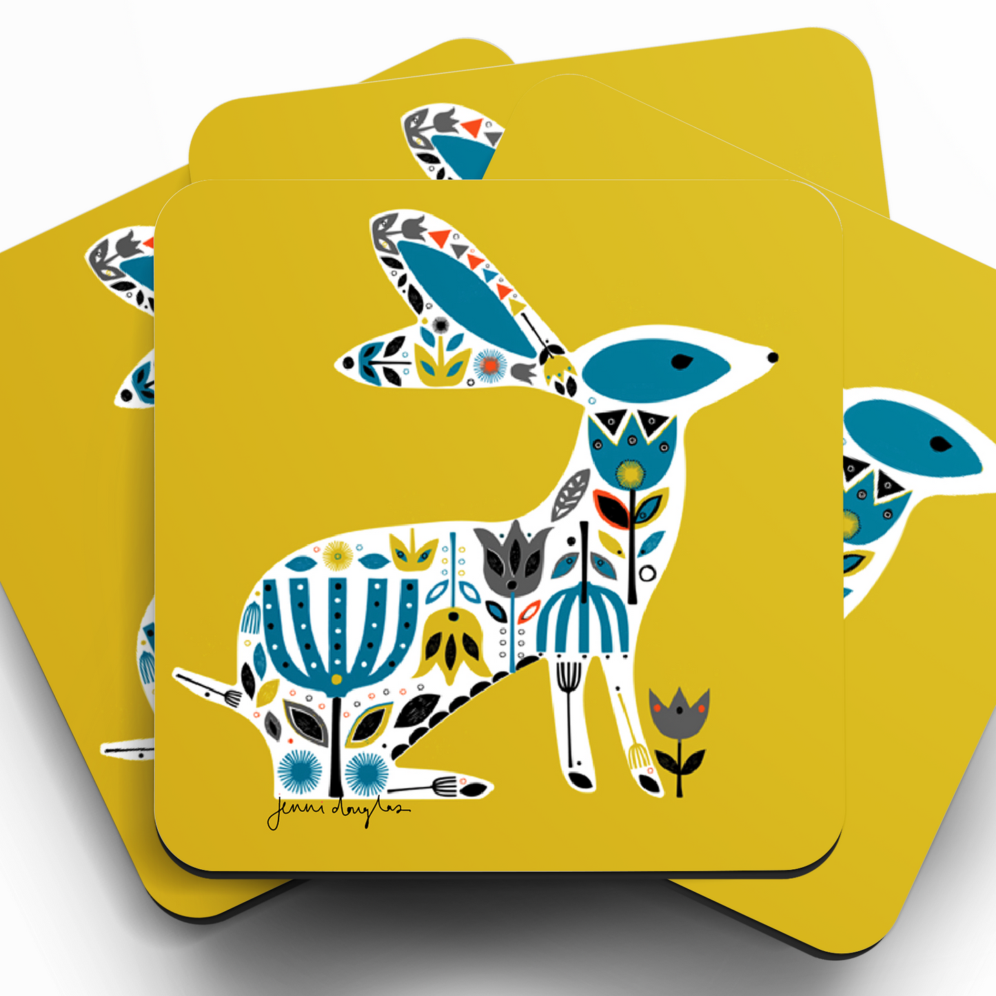 Golden Hare Coaster