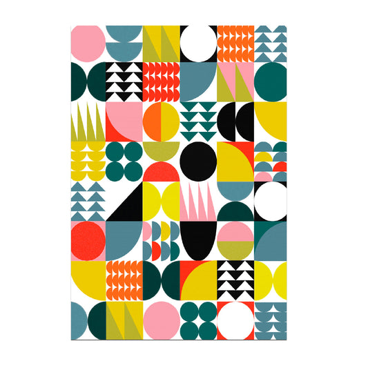 Midcentury Shapes Card No.1