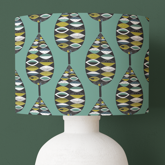 Midcentury Leaves Lampshade