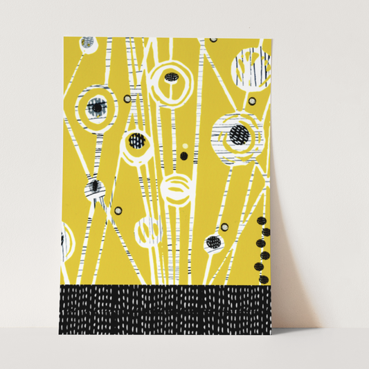 Mustard Meadow Art Print