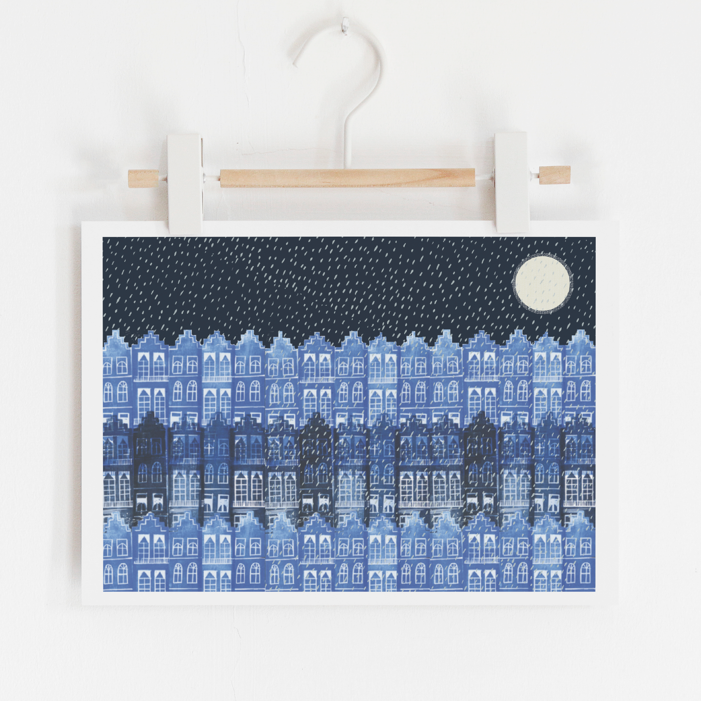 Edinburgh in Winter Print