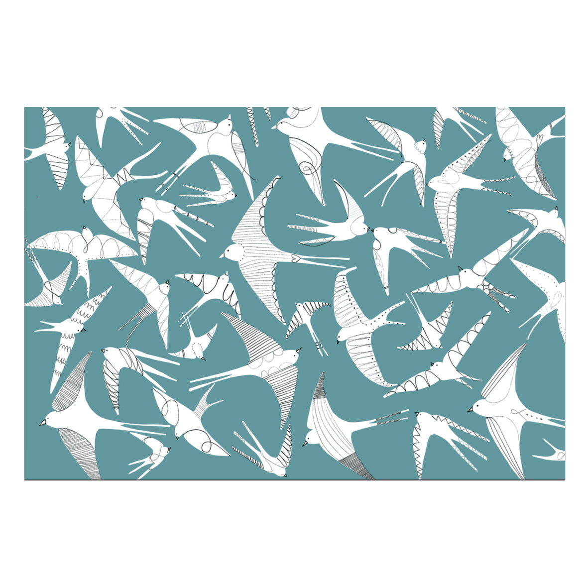 Set of 8 Birds Art Cards