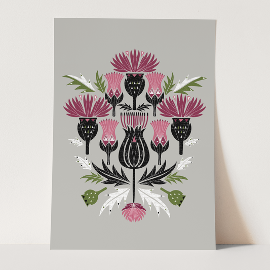 Thistles Art Print