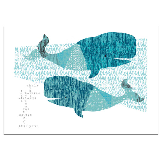 Whale Song Card
